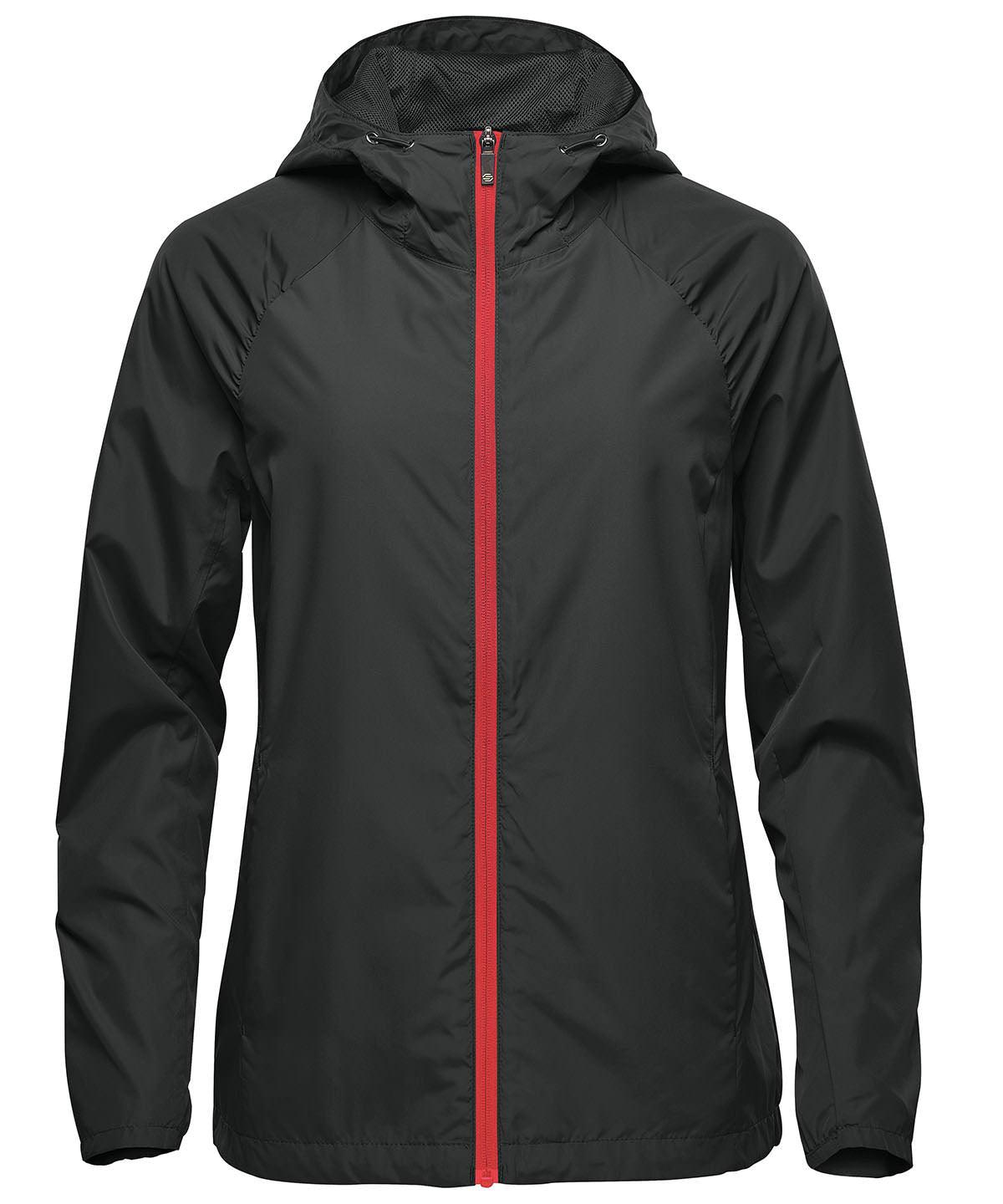 Black/Red - Women’s Pacifica lightweight jacket Jackets Stormtech Jackets & Coats, New Styles for 2023 Schoolwear Centres