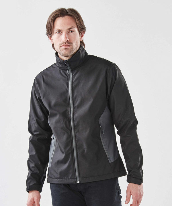 Navy/Granite - Pulse softshell Jackets Stormtech Jackets & Coats, Softshells Schoolwear Centres