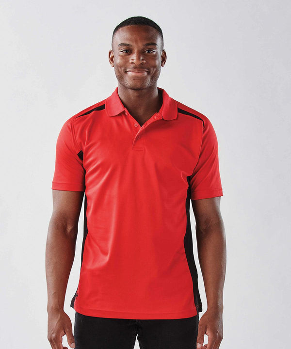 Red/Black - Two-tone polo Polos Stormtech Activewear & Performance, Polos & Casual, Raladeal - Recently Added Schoolwear Centres
