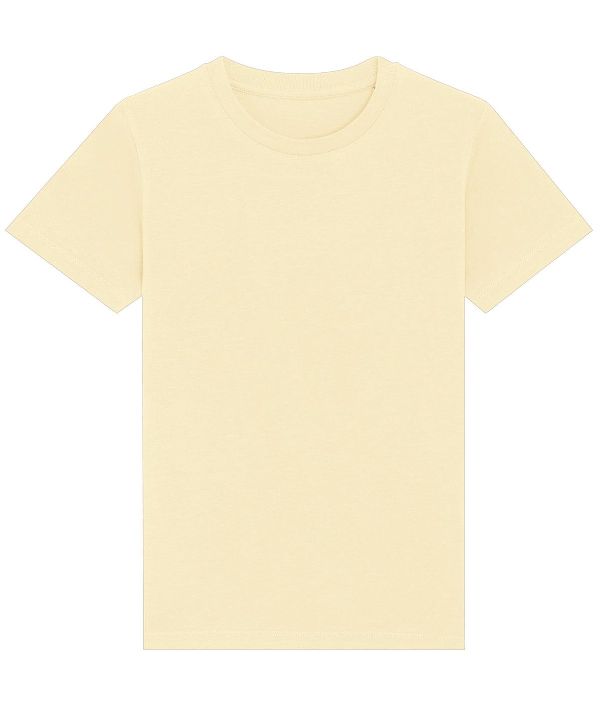 Butter - Kids mini Creator iconic t-shirt (STTK909) T-Shirts Stanley/Stella 2022 Spring Edit, Exclusives, Junior, Must Haves, New Colours for 2021, New Colours For 2022, New Colours for 2023, Organic & Conscious, Raladeal - Recently Added, Raladeal - Stanley Stella, Stanley/ Stella, T-Shirts & Vests Schoolwear Centres