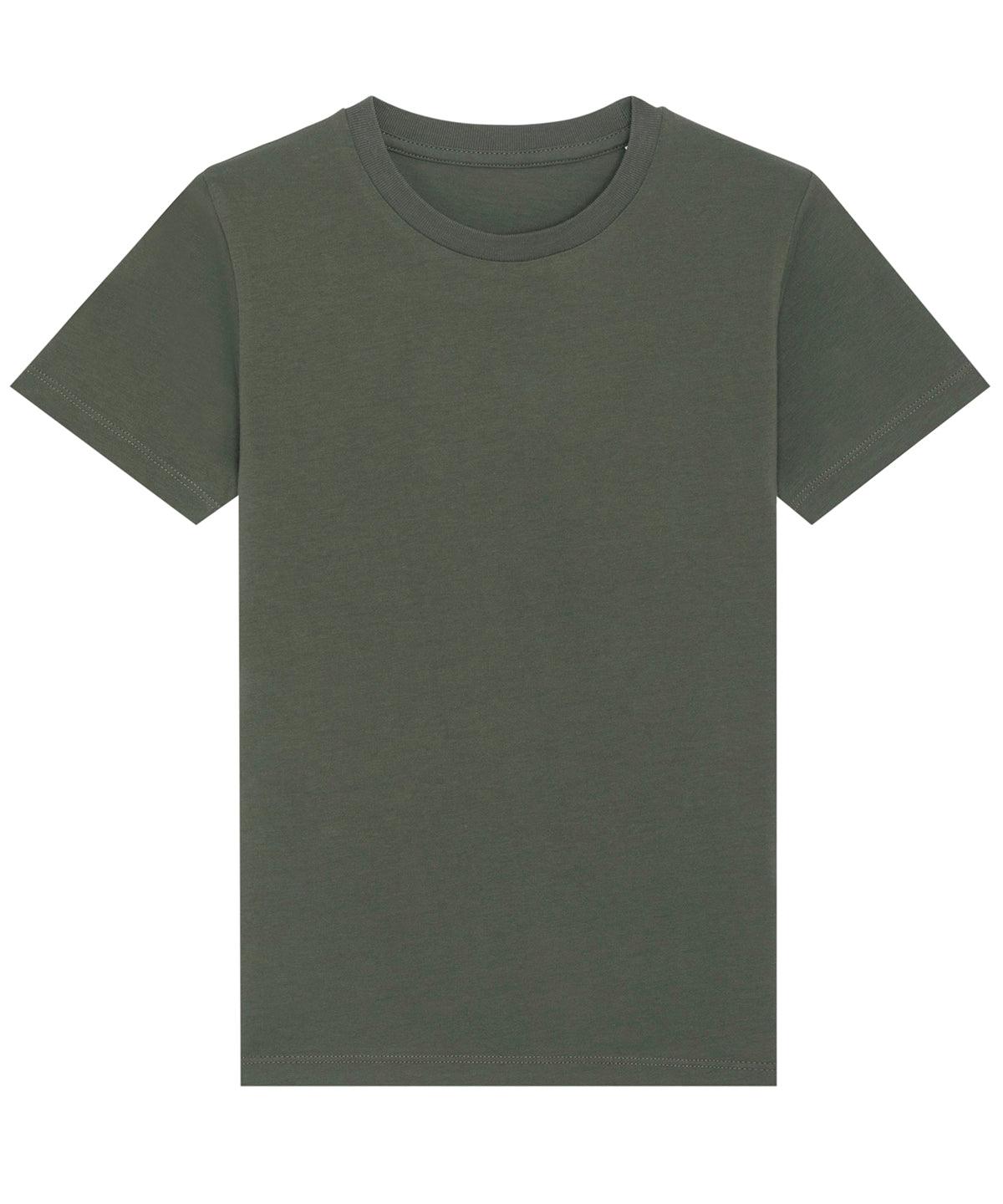 Khaki - Kids mini Creator iconic t-shirt (STTK909) T-Shirts Stanley/Stella 2022 Spring Edit, Exclusives, Junior, Must Haves, New Colours for 2021, New Colours For 2022, New Colours for 2023, Organic & Conscious, Raladeal - Recently Added, Raladeal - Stanley Stella, Stanley/ Stella, T-Shirts & Vests Schoolwear Centres