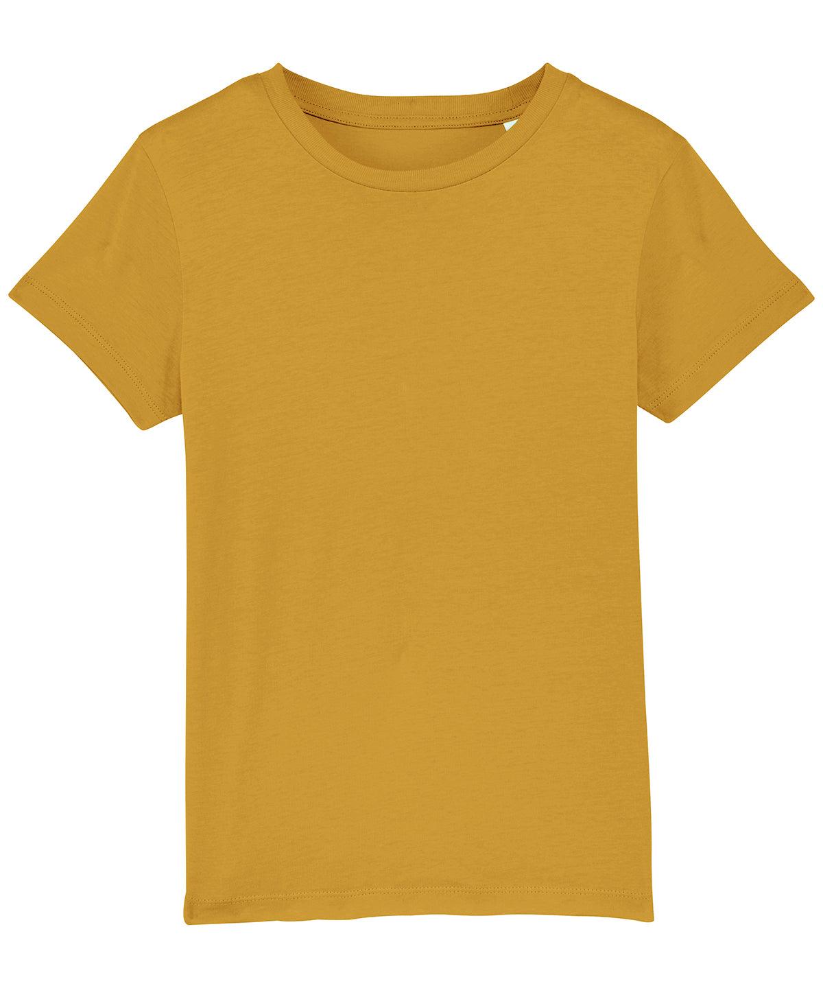 Ochre - Kids mini Creator iconic t-shirt (STTK909) T-Shirts Stanley/Stella 2022 Spring Edit, Exclusives, Junior, Must Haves, New Colours for 2021, New Colours For 2022, New Colours for 2023, Organic & Conscious, Raladeal - Recently Added, Raladeal - Stanley Stella, Stanley/ Stella, T-Shirts & Vests Schoolwear Centres