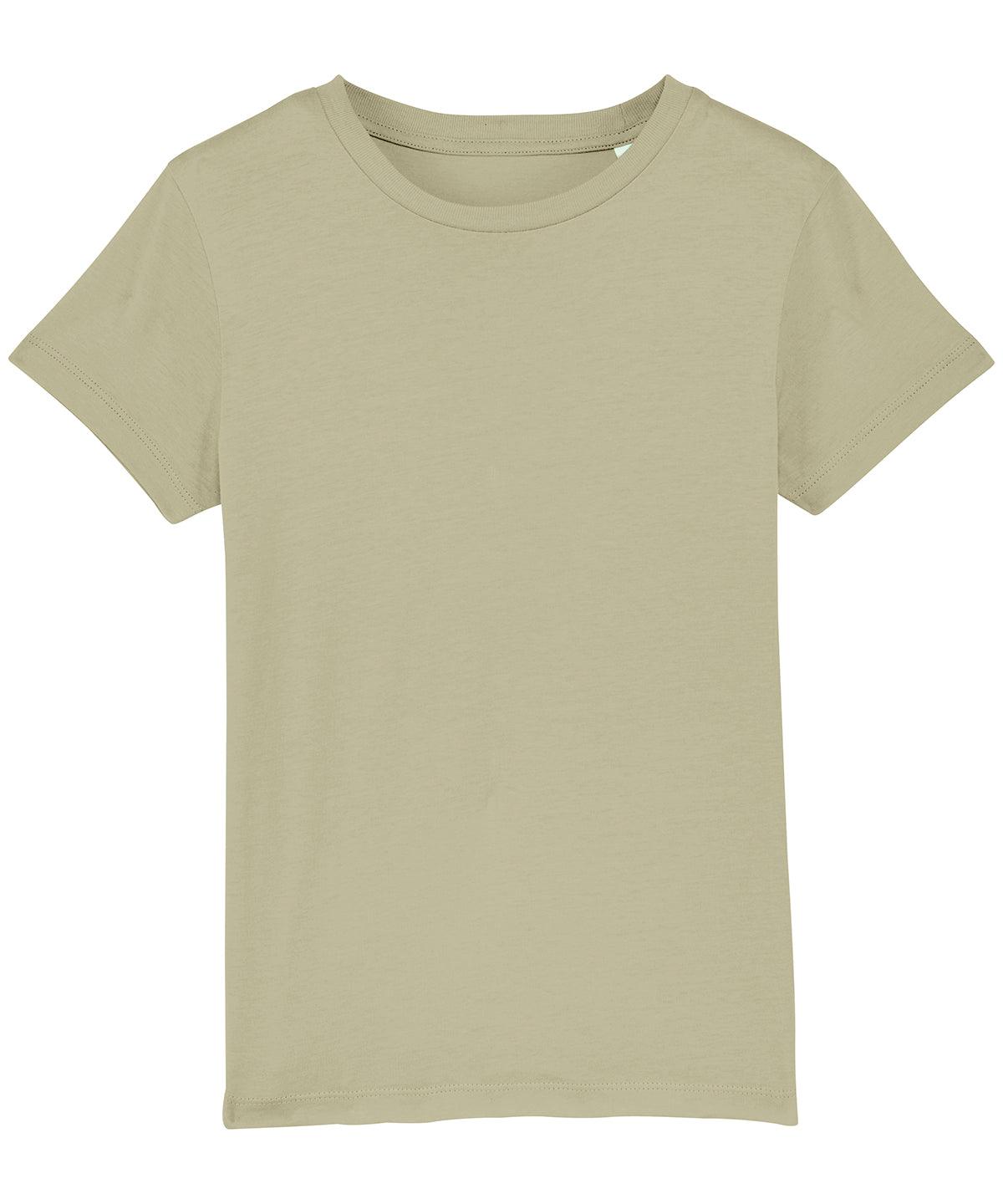 Sage - Kids mini Creator iconic t-shirt (STTK909) T-Shirts Stanley/Stella 2022 Spring Edit, Exclusives, Junior, Must Haves, New Colours for 2021, New Colours For 2022, New Colours for 2023, Organic & Conscious, Raladeal - Recently Added, Raladeal - Stanley Stella, Stanley/ Stella, T-Shirts & Vests Schoolwear Centres