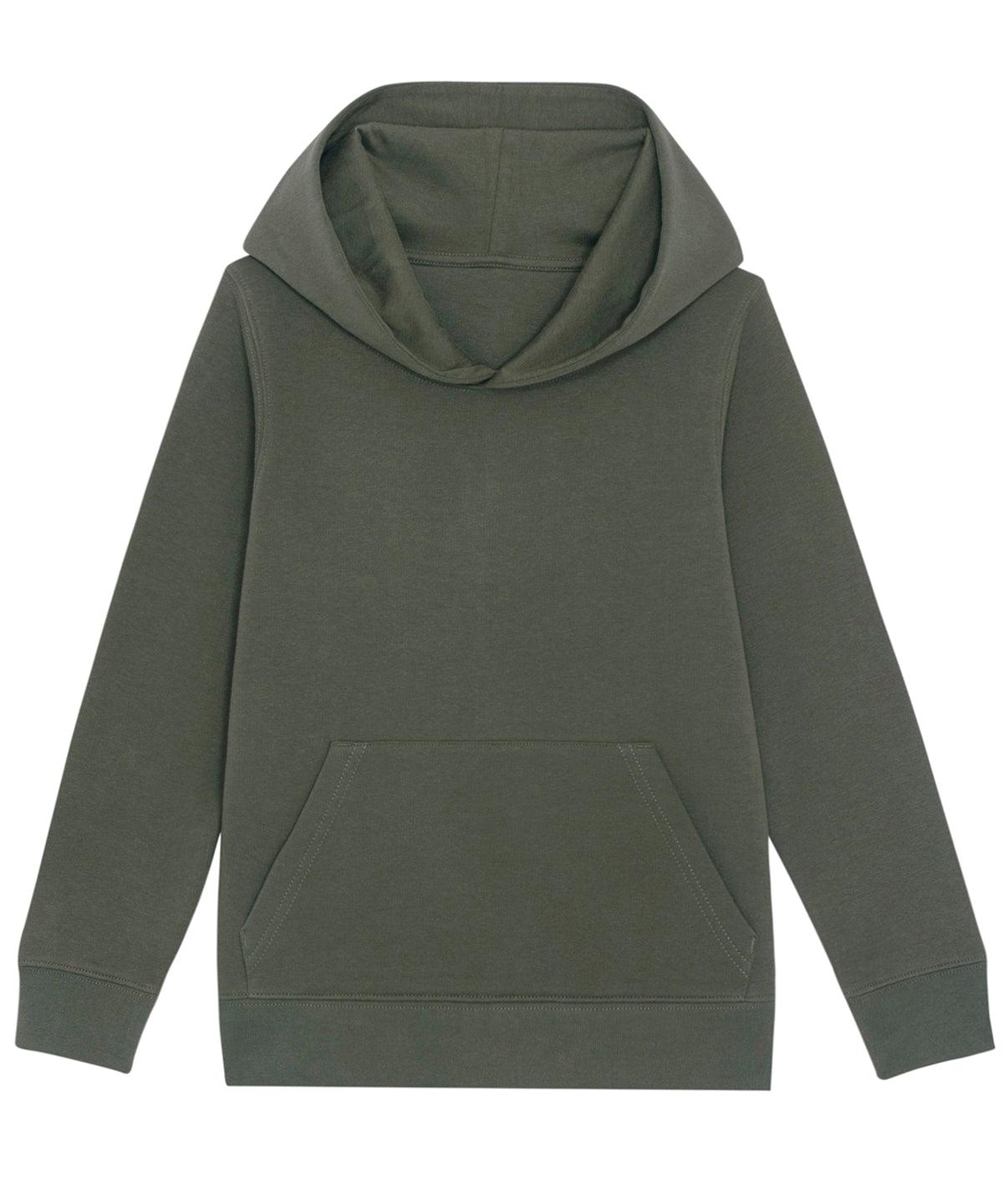 Khaki - Kids mini Cruiser iconic hoodie sweatshirt (STSK911) Hoodies Stanley/Stella Conscious cold weather styles, Exclusives, Hoodies, Junior, Must Haves, New Colours for 2023, Organic & Conscious, Pastels and Tie Dye, Raladeal - Recently Added, Raladeal - Stanley Stella, Recycled, Stanley/ Stella Schoolwear Centres