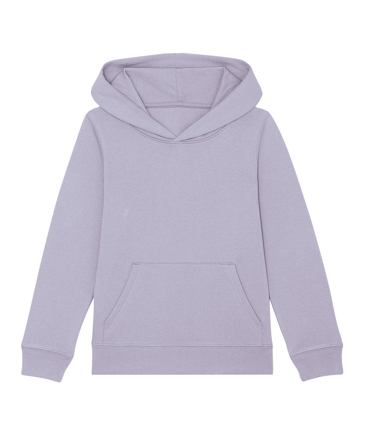 Lavender - Kids mini Cruiser iconic hoodie sweatshirt (STSK911) Hoodies Stanley/Stella Conscious cold weather styles, Exclusives, Hoodies, Junior, Must Haves, New Colours for 2023, Organic & Conscious, Pastels and Tie Dye, Raladeal - Recently Added, Raladeal - Stanley Stella, Recycled, Stanley/ Stella Schoolwear Centres