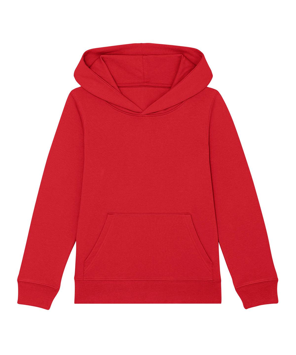 Red - Kids mini Cruiser iconic hoodie sweatshirt (STSK911) Hoodies Stanley/Stella Conscious cold weather styles, Exclusives, Hoodies, Junior, Must Haves, New Colours for 2023, Organic & Conscious, Pastels and Tie Dye, Raladeal - Recently Added, Raladeal - Stanley Stella, Recycled, Stanley/ Stella Schoolwear Centres