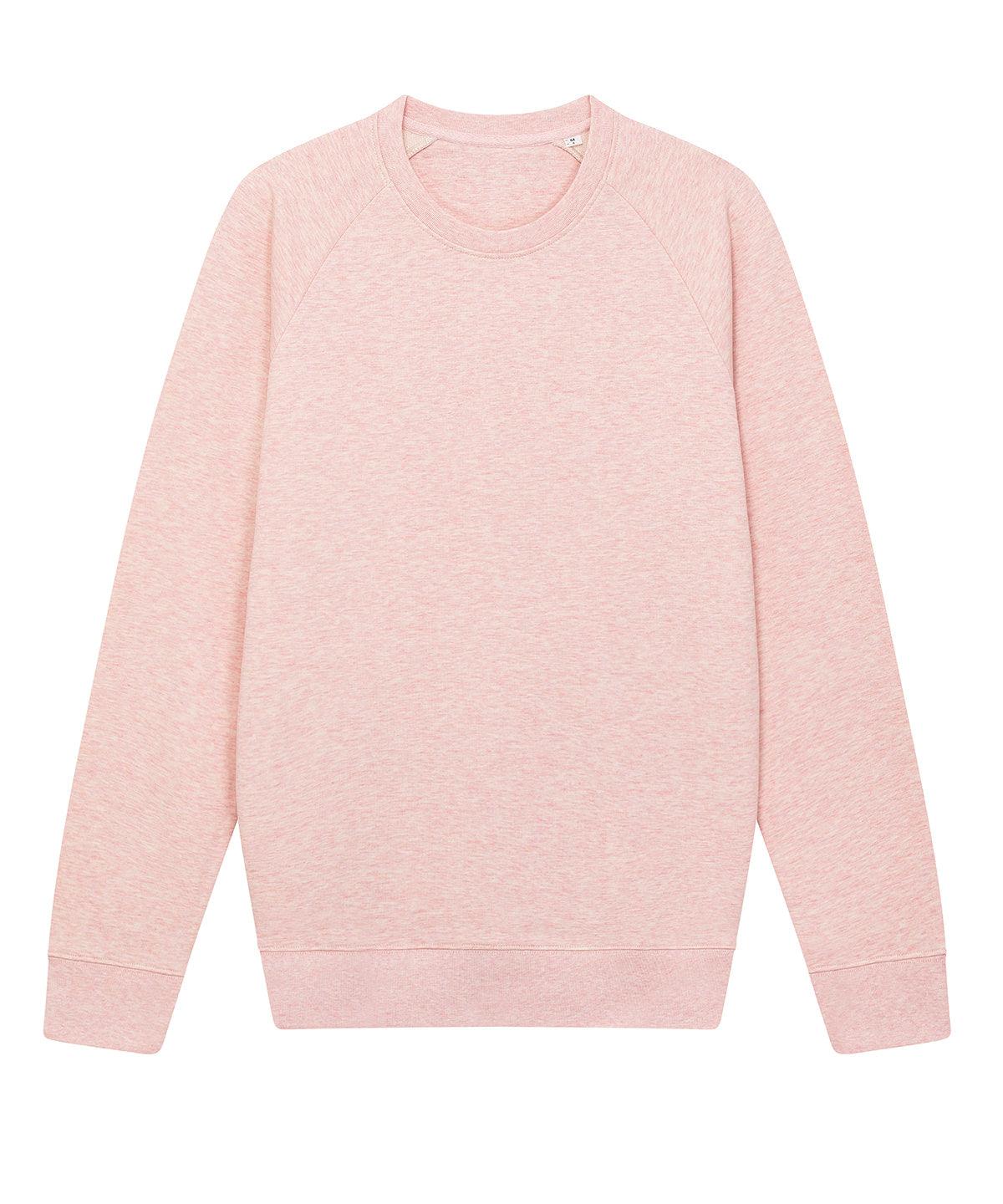 Cream Heather Pink - Stroller, unisex iconic crew neck sweatshirt (STSM567) Sweatshirts Stanley/Stella Conscious cold weather styles, Exclusives, Must Haves, New Colours for 2021, New Colours For 2022, New Sizes for 2022, Organic & Conscious, Raladeal - Stanley Stella, Recycled, Stanley/ Stella, Sweatshirts Schoolwear Centres