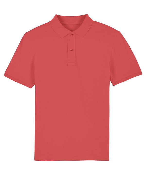 Calmine Red - Stanley Dedicator iconic polo (STPM563) Polos Stanley/Stella Exclusives, New Colours for 2021, Organic & Conscious, Plus Sizes, Polos & Casual Schoolwear Centres