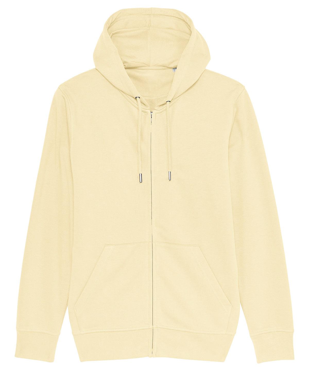 Butter - Unisex Connector essential zip-thru hoodie sweatshirt (STSU820) Hoodies Stanley/Stella Conscious cold weather styles, Exclusives, Hoodies, Must Haves, New Colours for 2023, New Sizes for 2022, Organic & Conscious, Plus Sizes, Raladeal - Recently Added Schoolwear Centres