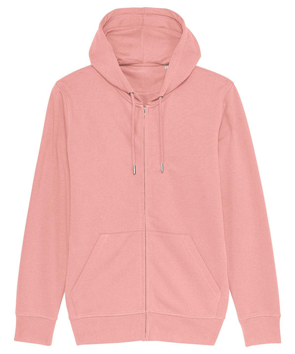 Canyon Pink - Unisex Connector essential zip-thru hoodie sweatshirt (STSU820) Hoodies Stanley/Stella Conscious cold weather styles, Exclusives, Hoodies, Must Haves, New Colours for 2023, New Sizes for 2022, Organic & Conscious, Plus Sizes, Raladeal - Recently Added Schoolwear Centres