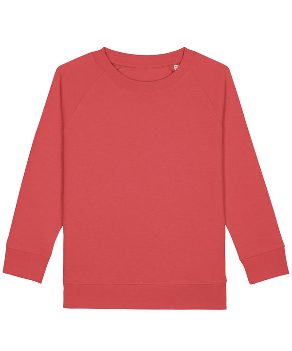 Carmine Red - Kids mini Scouter iconic crew neck sweatshirt (STSK916) Sweatshirts Stanley/Stella Directory, Exclusives, Junior, New Colours for 2021, Organic & Conscious, Raladeal - Recently Added, Raladeal - Stanley Stella, Rebrandable, Recycled, Stanley/ Stella, Sweatshirts Schoolwear Centres