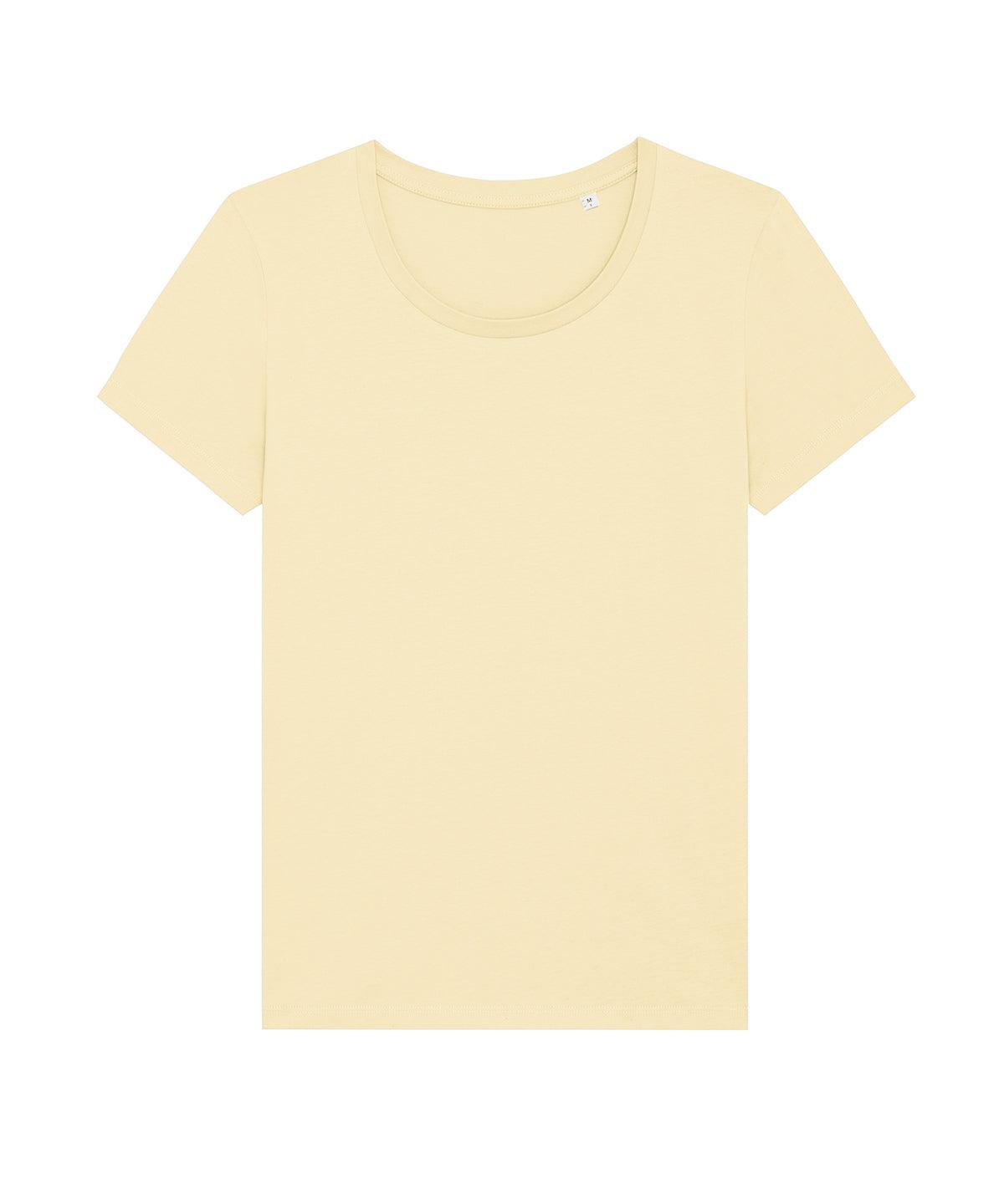 Butter - Women's Stella Expresser iconic fitted t-shirt (STTW032) T-Shirts Stanley/Stella Directory, Exclusives, Must Haves, New Colours For 2022, Organic & Conscious, Raladeal - Stanley Stella, Rebrandable, Stanley/ Stella, T-Shirts & Vests, Women's Fashion Schoolwear Centres