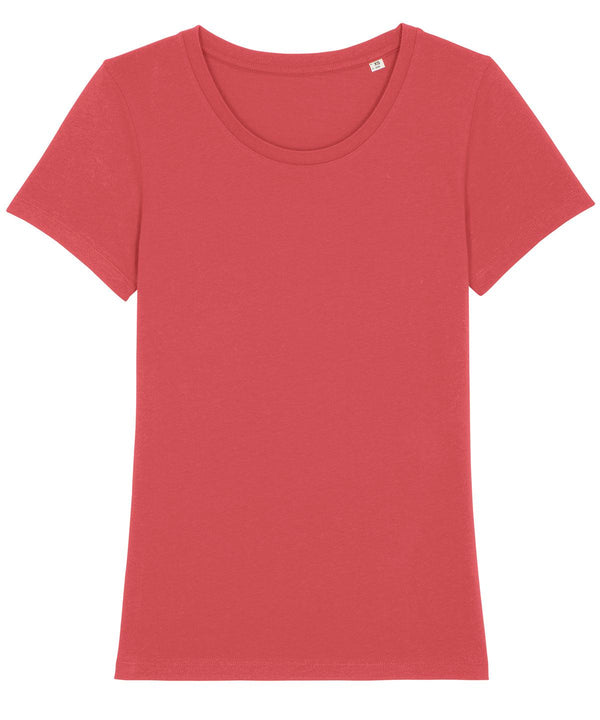 Carmine Red - Women's Stella Expresser iconic fitted t-shirt (STTW032) T-Shirts Stanley/Stella Directory, Exclusives, Must Haves, New Colours For 2022, Organic & Conscious, Raladeal - Stanley Stella, Rebrandable, Stanley/ Stella, T-Shirts & Vests, Women's Fashion Schoolwear Centres