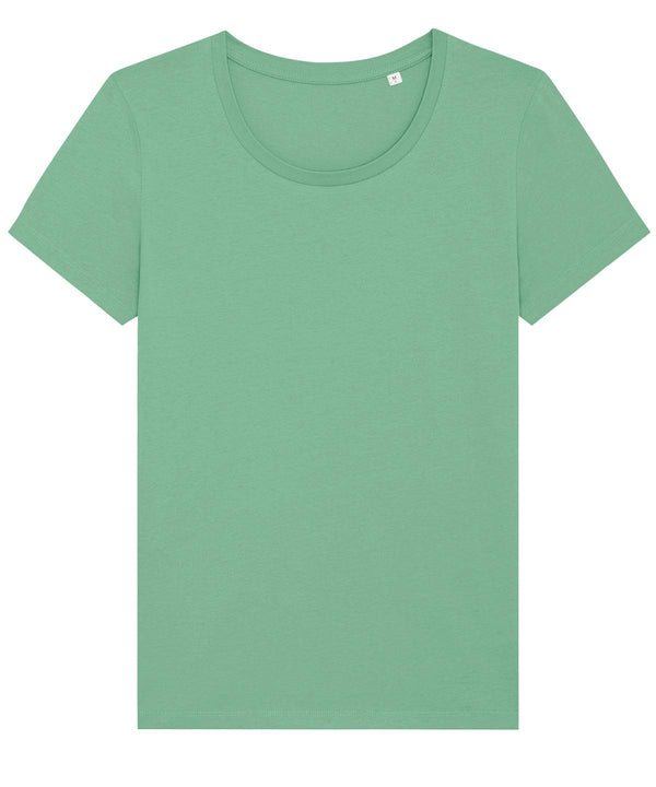 Dusty Mint - Women's Stella Expresser iconic fitted t-shirt (STTW032) T-Shirts Stanley/Stella Directory, Exclusives, Must Haves, New Colours For 2022, Organic & Conscious, Raladeal - Stanley Stella, Rebrandable, Stanley/ Stella, T-Shirts & Vests, Women's Fashion Schoolwear Centres