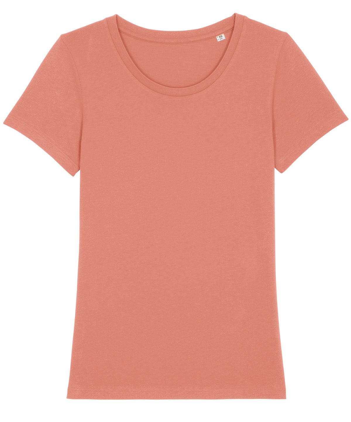 Rose Clay - Women's Stella Expresser iconic fitted t-shirt (STTW032) T-Shirts Stanley/Stella Directory, Exclusives, Must Haves, New Colours For 2022, Organic & Conscious, Raladeal - Stanley Stella, Rebrandable, Stanley/ Stella, T-Shirts & Vests, Women's Fashion Schoolwear Centres