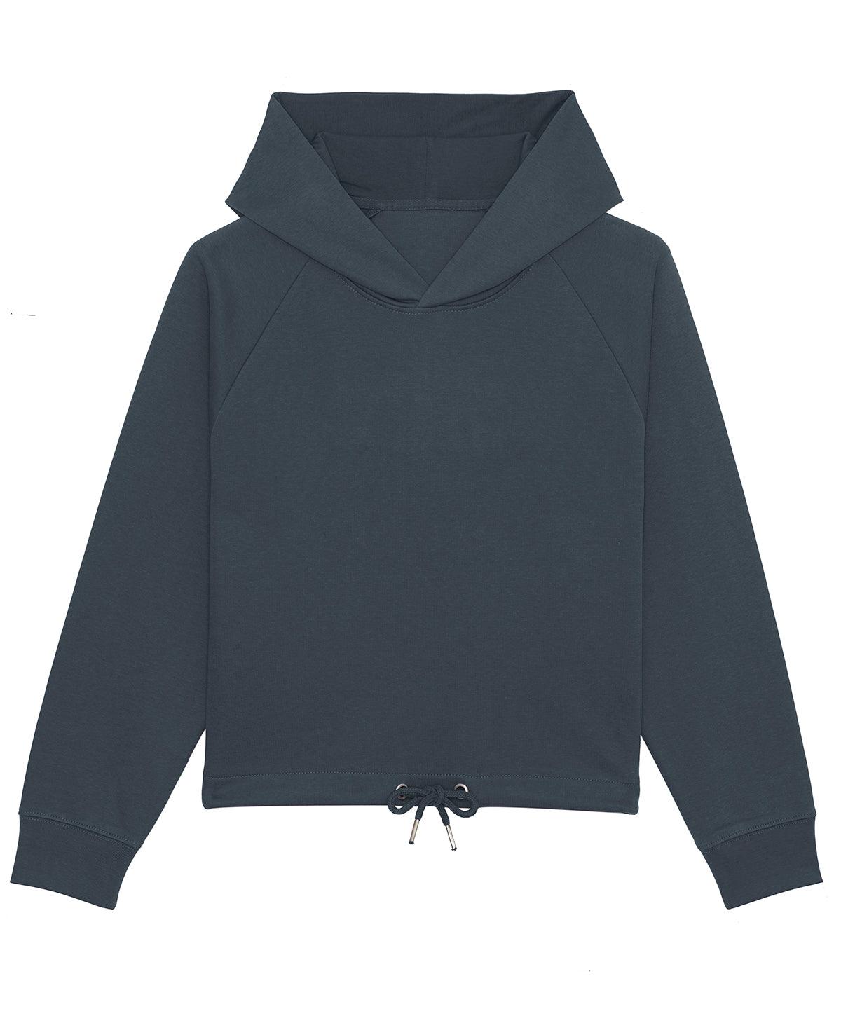 India Ink Grey - Women's Stella Bower cropped hoodie (STSW132) Hoodies Stanley/Stella Cropped, Directory, Exclusives, Hoodies, Lounge Sets, Must Haves, Organic & Conscious, Pastels and Tie Dye, Rebrandable, Recycled, Stanley/ Stella, Women's Fashion Schoolwear Centres