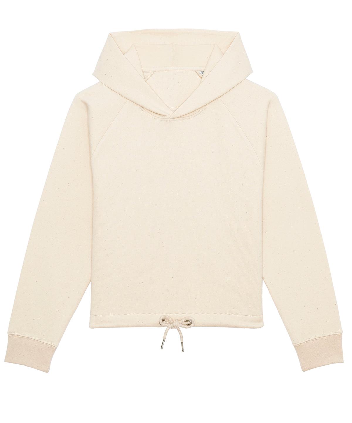 Natural Raw - Women's Stella Bower cropped hoodie (STSW132) Hoodies Stanley/Stella Cropped, Directory, Exclusives, Hoodies, Lounge Sets, Must Haves, Organic & Conscious, Pastels and Tie Dye, Rebrandable, Recycled, Stanley/ Stella, Women's Fashion Schoolwear Centres