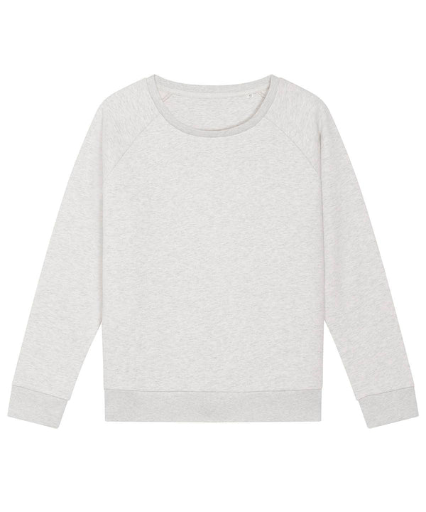 Cream Heather Grey - Women's Stella Dazzler relaxed fit sweatshirt (STSW125) Sweatshirts Stanley/Stella Exclusives, Must Haves, Organic & Conscious, Rebrandable, Stanley/ Stella, Sweatshirts Schoolwear Centres