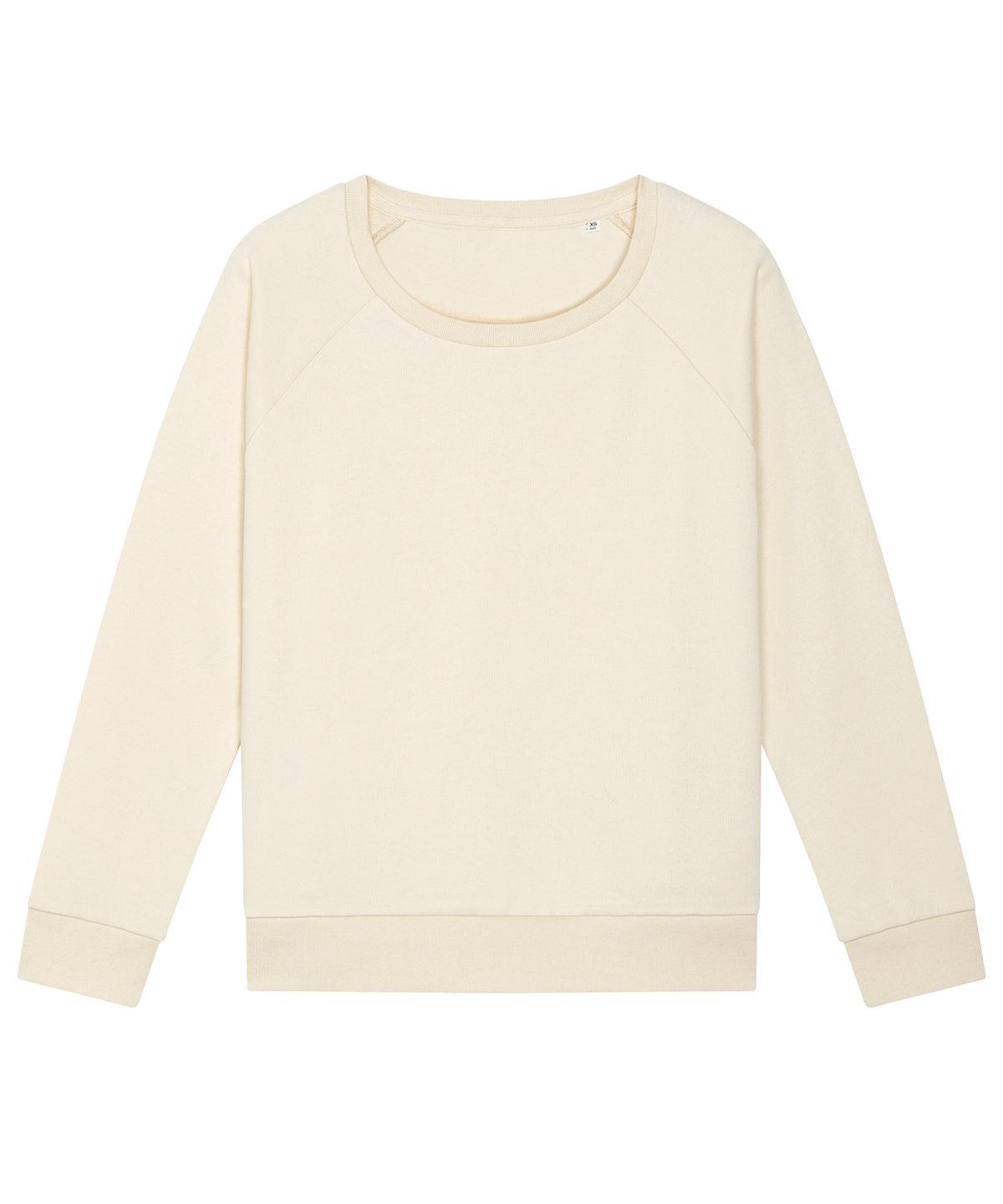 Natural Raw - Women's Stella Dazzler relaxed fit sweatshirt (STSW125) Sweatshirts Stanley/Stella Exclusives, Must Haves, Organic & Conscious, Rebrandable, Stanley/ Stella, Sweatshirts Schoolwear Centres