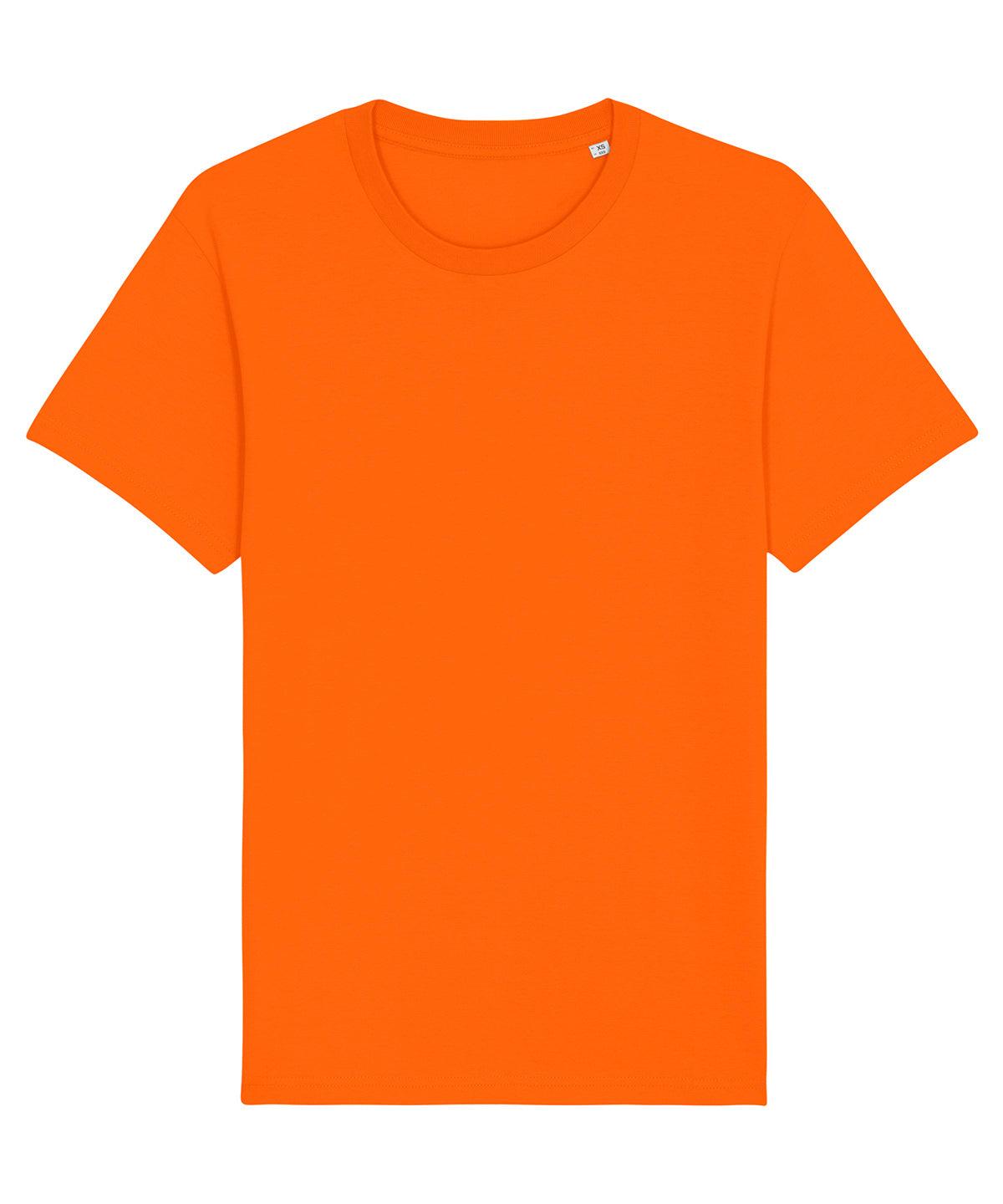 Bright Orange - Rocker the essential unisex t-shirt (STTU758) T-Shirts Stanley/Stella 2022 Spring Edit, Exclusives, Merch, Must Haves, New Colours For 2022, Organic & Conscious, Plus Sizes, Raladeal - Recently Added, Rebrandable, Stanley/ Stella, T-Shirts & Vests Schoolwear Centres