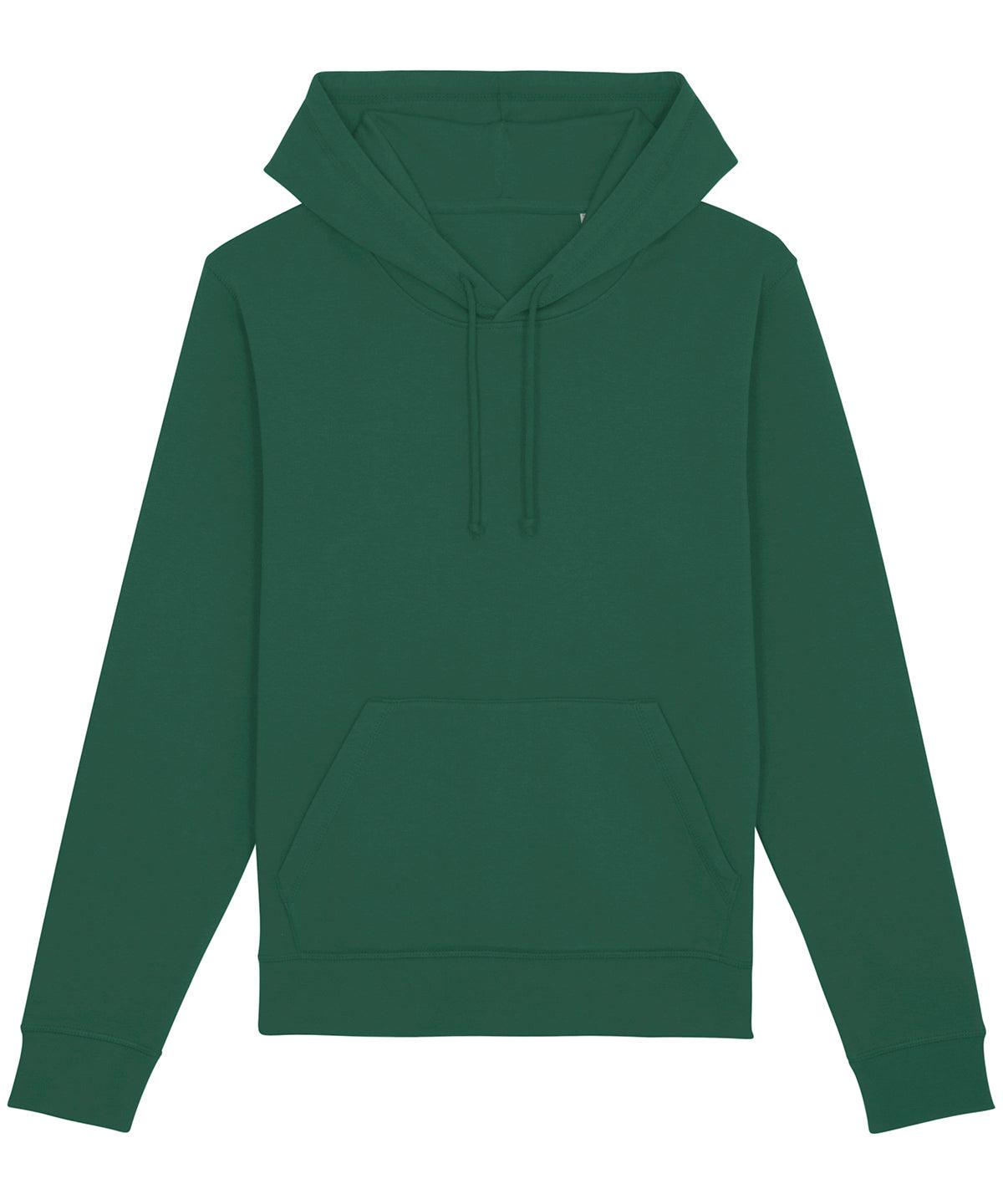 Bottle Green*† - Drummer the essential unisex hoodie sweatshirt (STSU812) Hoodies Stanley/Stella Conscious cold weather styles, Exclusives, Hoodies, Must Haves, New Colours For 2022, Organic & Conscious, Plus Sizes, Raladeal - Stanley Stella, Rebrandable, Stanley/ Stella Schoolwear Centres