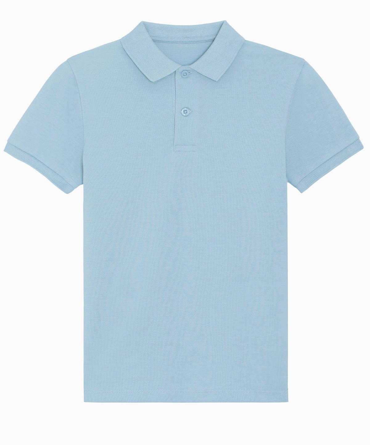 Sky Blue - Mini sprinter kids polo (STPK908) Polos Stanley/Stella Exclusives, Junior, New For 2021, New Styles, Polos & Casual, Raladeal - Stanley Stella Schoolwear Centres