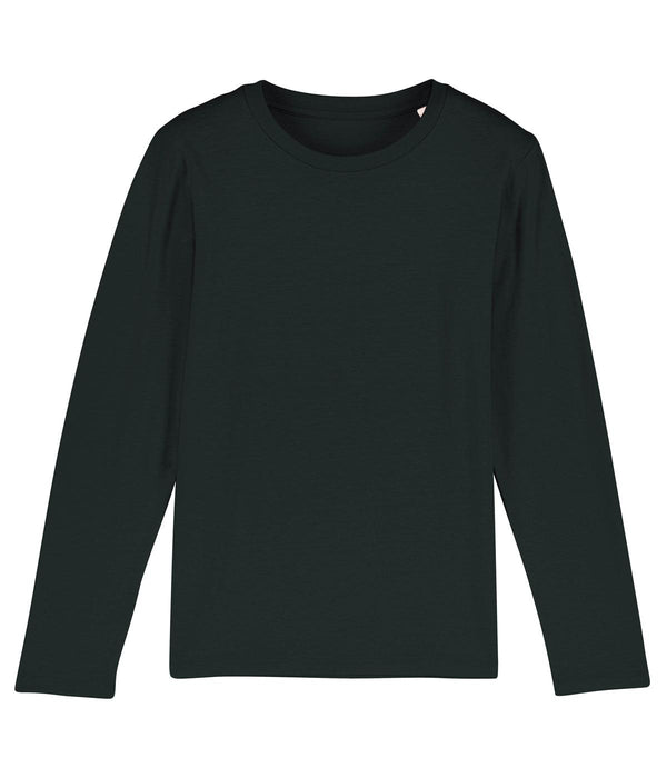 Black - Mini hopper long sleeve kids t-shirt (STTK907) T-Shirts Stanley/Stella Exclusives, Junior, New For 2021, New Styles, T-Shirts & Vests Schoolwear Centres