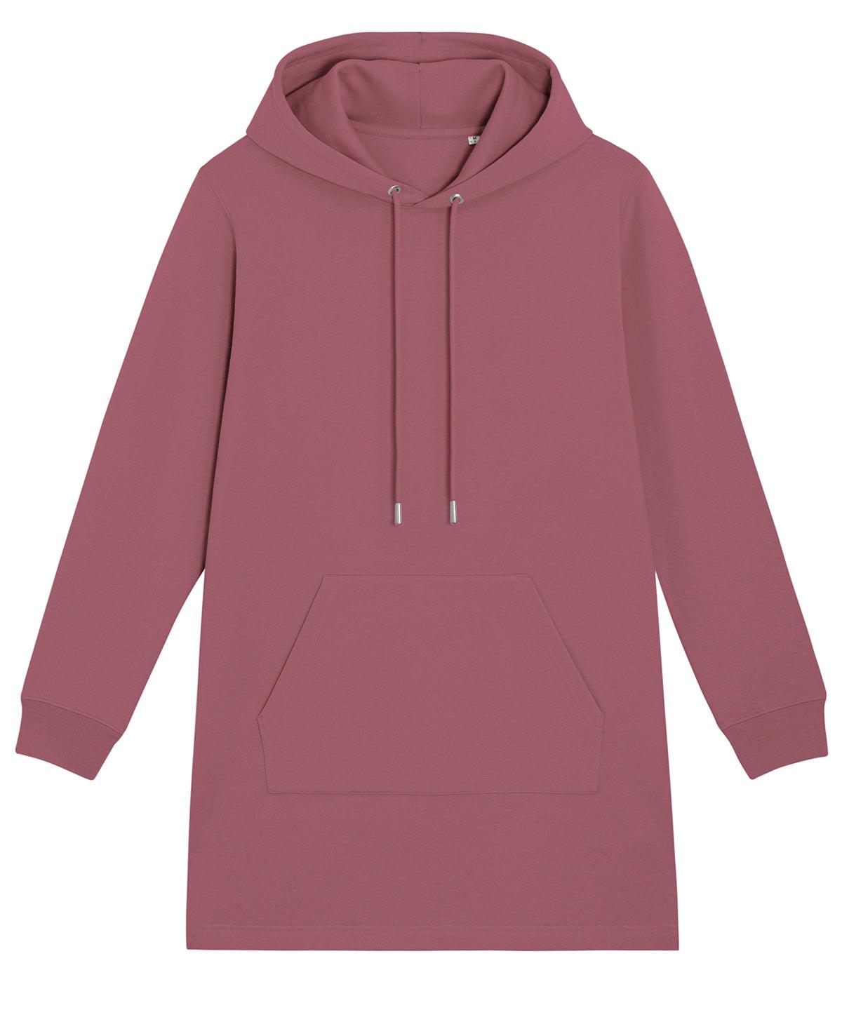 Hibiscus Rose* - Stella Streeter women's hoodie dress (STDW143) Hoodies Stanley/Stella Exclusives, Home of the hoodie, Hoodies, New For 2021, New In Autumn Winter, New In Mid Year, Organic & Conscious, Stanley/ Stella Schoolwear Centres