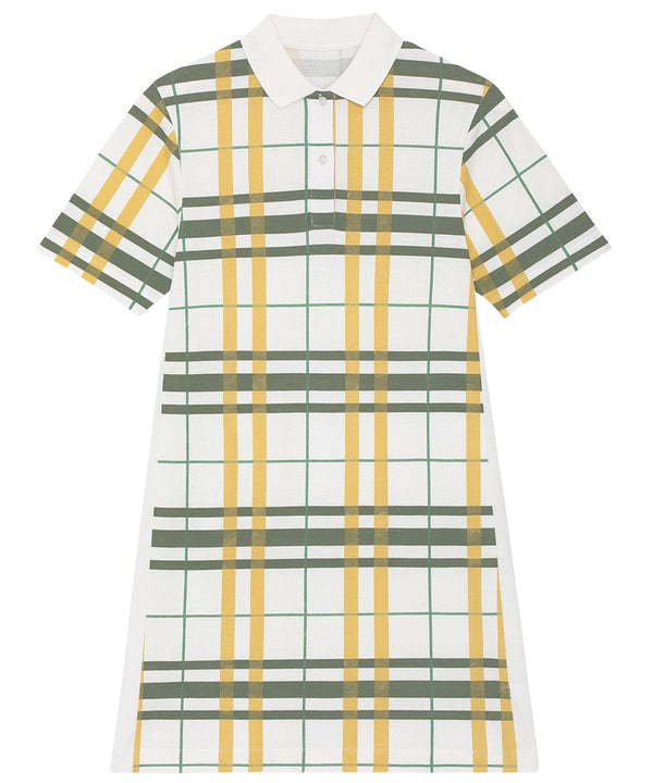 Check Jojoba - Stella Paiger AOP women's piqué polo dress (STDW164) Dresses Stanley/Stella Exclusives, New For 2021, New In Autumn Winter, New In Mid Year, Organic & Conscious, Polos & Casual, Raladeal - Stanley Stella, Stanley/ Stella, Women's Fashion Schoolwear Centres