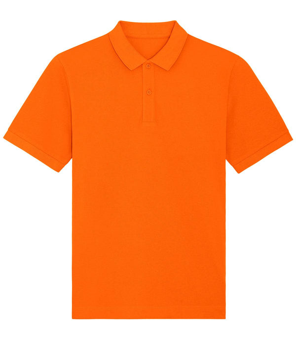 Bright Orange - Prepster unisex short sleeve polo (STPU331) Polos Stanley/Stella Exclusives, New For 2021, New In Autumn Winter, New In Mid Year, Organic & Conscious, Polos & Casual, Raladeal - Stanley Stella, Stanley/ Stella Schoolwear Centres