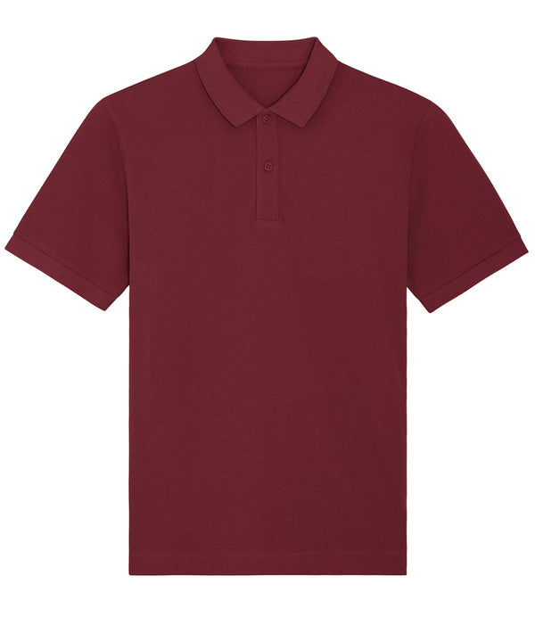 Burgundy* - Prepster unisex short sleeve polo (STPU331) Polos Stanley/Stella Exclusives, New For 2021, New In Autumn Winter, New In Mid Year, Organic & Conscious, Polos & Casual, Raladeal - Stanley Stella, Stanley/ Stella Schoolwear Centres