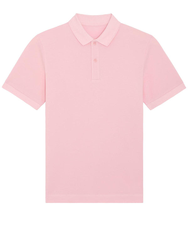 Cotton Pink - Prepster unisex short sleeve polo (STPU331) Polos Stanley/Stella Exclusives, New For 2021, New In Autumn Winter, New In Mid Year, Organic & Conscious, Polos & Casual, Raladeal - Stanley Stella, Stanley/ Stella Schoolwear Centres
