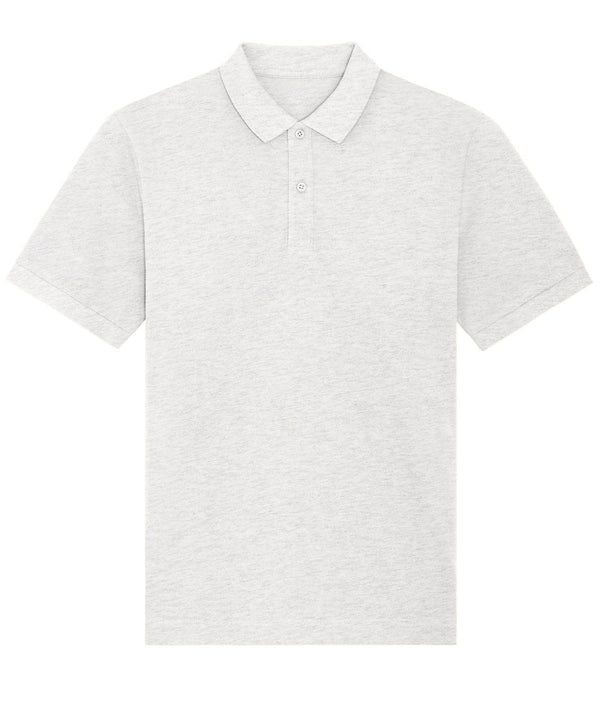 Cream Heather Grey - Prepster unisex short sleeve polo (STPU331) Polos Stanley/Stella Exclusives, New For 2021, New In Autumn Winter, New In Mid Year, Organic & Conscious, Polos & Casual, Raladeal - Stanley Stella, Stanley/ Stella Schoolwear Centres