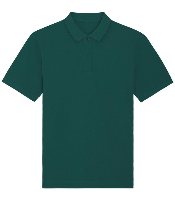 Glazed Green - Prepster unisex short sleeve polo (STPU331) Polos Stanley/Stella Exclusives, New For 2021, New In Autumn Winter, New In Mid Year, Organic & Conscious, Polos & Casual, Raladeal - Stanley Stella, Stanley/ Stella Schoolwear Centres
