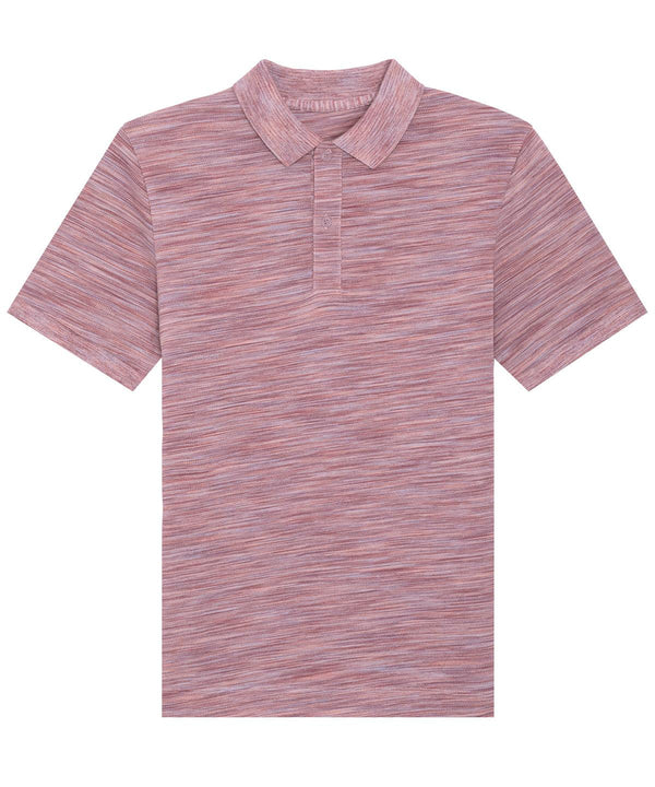 Hibiscus Rose Space Dyed - Prepster Space Dye unisex short sleeve polo (STPU334) Polos Stanley/Stella Exclusives, New For 2021, New In Autumn Winter, New In Mid Year, Organic & Conscious, Polos & Casual, Raladeal - Stanley Stella, Stanley/ Stella Schoolwear Centres