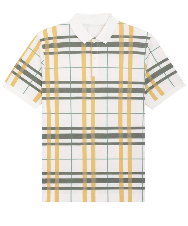 Check Jojoba - Prepster AOP unisex short sleeve polo (STPU336) Polos Stanley/Stella Exclusives, New For 2021, New In Autumn Winter, New In Mid Year, Next Gen, Organic & Conscious, Polos & Casual, Raladeal - Stanley Stella, Stanley/ Stella Schoolwear Centres