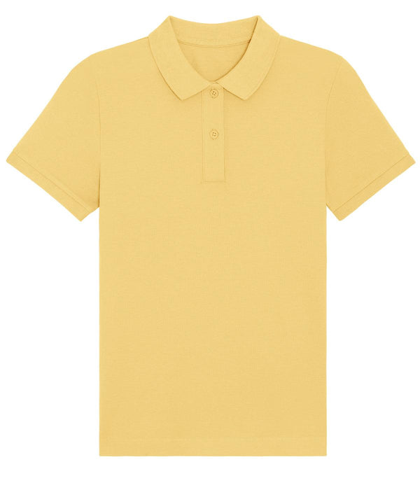 Jojoba - Stella Elliser women's fitted piqué short sleeve polo (STPW333) Polos Stanley/Stella Exclusives, New For 2021, New In Autumn Winter, New In Mid Year, Organic & Conscious, Polos & Casual, Raladeal - Stanley Stella, Stanley/ Stella, Women's Fashion Schoolwear Centres