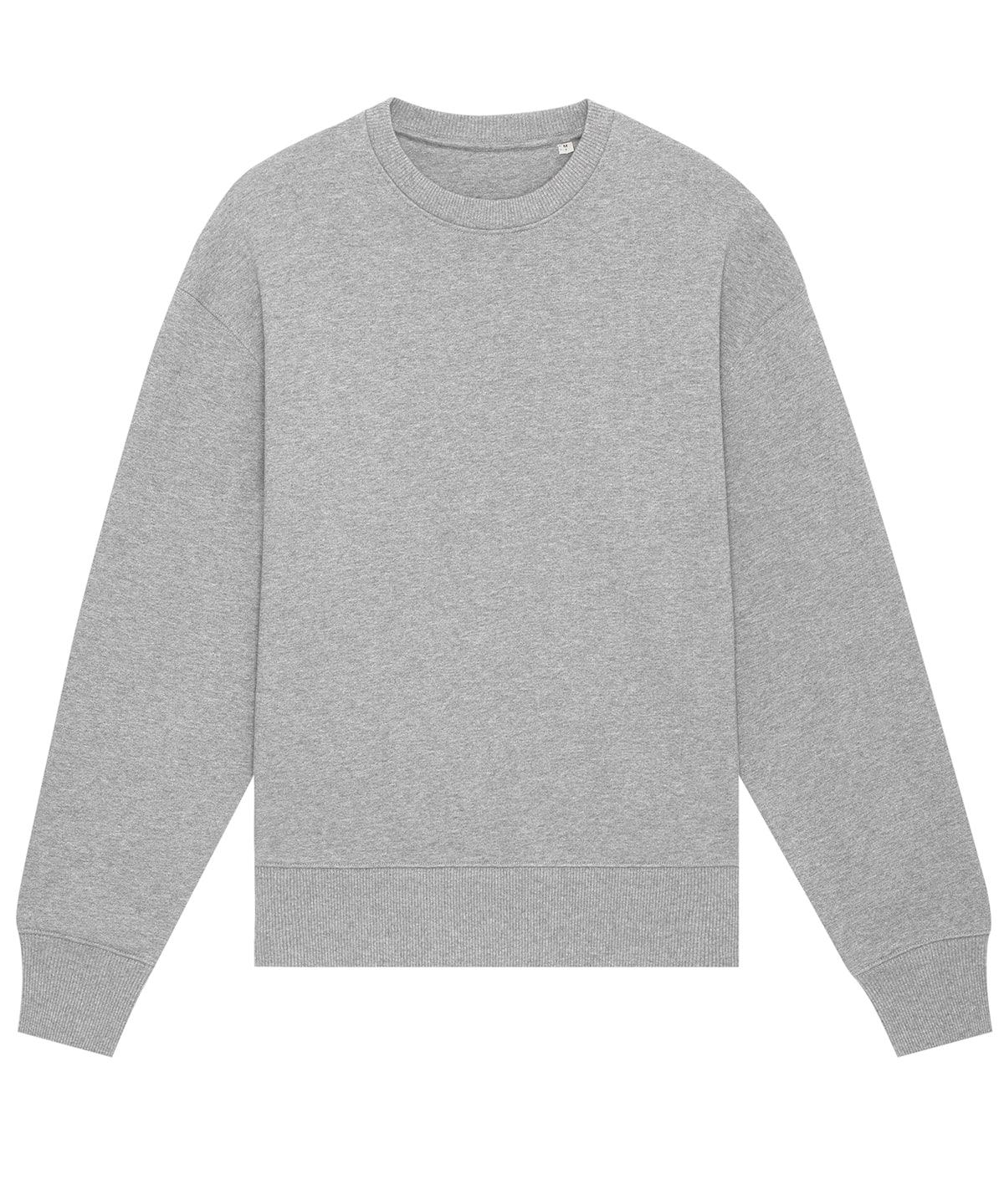 Heather Grey - Radder Heavy unisex crewneck sweatshirt (STSU866) Sweatshirts Stanley/Stella Exclusives, New For 2021, New In Autumn Winter, New In Mid Year, Organic & Conscious, Stanley/ Stella, Sweatshirts Schoolwear Centres