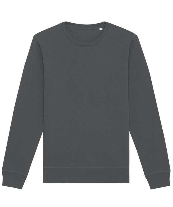 Anthracite - Roller unisex crew neck sweatshirt (STSU868) Sweatshirts Stanley/Stella Exclusives, New Colours For 2022, New For 2021, New In Autumn Winter, New In Mid Year, Organic & Conscious, Stanley/ Stella, Sweatshirts Schoolwear Centres