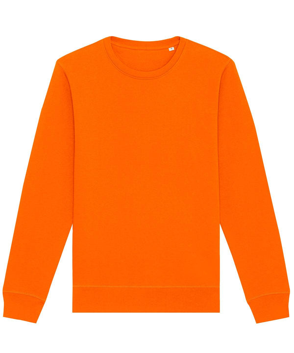 Bright Orange - Roller unisex crew neck sweatshirt (STSU868) Sweatshirts Stanley/Stella Exclusives, New Colours For 2022, New For 2021, New In Autumn Winter, New In Mid Year, Organic & Conscious, Stanley/ Stella, Sweatshirts Schoolwear Centres