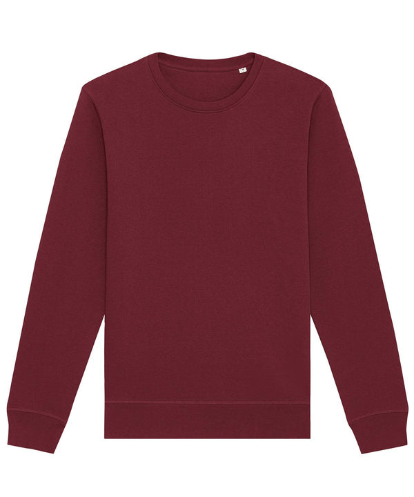Burgundy* - Roller unisex crew neck sweatshirt (STSU868) Sweatshirts Stanley/Stella Exclusives, New Colours For 2022, New For 2021, New In Autumn Winter, New In Mid Year, Organic & Conscious, Stanley/ Stella, Sweatshirts Schoolwear Centres