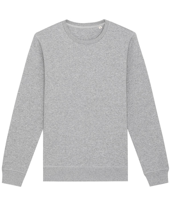 Heather Grey* - Roller unisex crew neck sweatshirt (STSU868) Sweatshirts Stanley/Stella Exclusives, New Colours For 2022, New For 2021, New In Autumn Winter, New In Mid Year, Organic & Conscious, Stanley/ Stella, Sweatshirts Schoolwear Centres