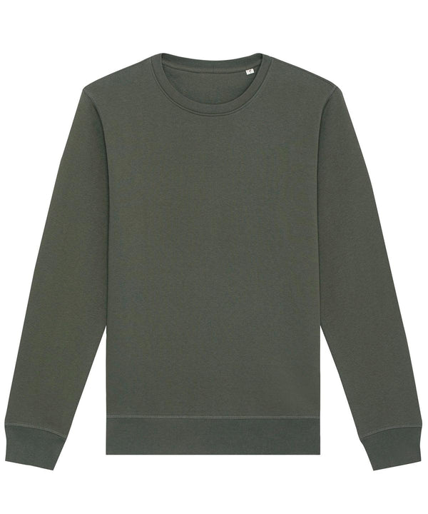 Khaki - Roller unisex crew neck sweatshirt (STSU868) Sweatshirts Stanley/Stella Exclusives, New Colours For 2022, New For 2021, New In Autumn Winter, New In Mid Year, Organic & Conscious, Stanley/ Stella, Sweatshirts Schoolwear Centres