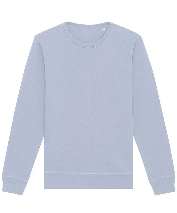 Serene Blue - Roller unisex crew neck sweatshirt (STSU868) Sweatshirts Stanley/Stella Exclusives, New Colours For 2022, New For 2021, New In Autumn Winter, New In Mid Year, Organic & Conscious, Stanley/ Stella, Sweatshirts Schoolwear Centres