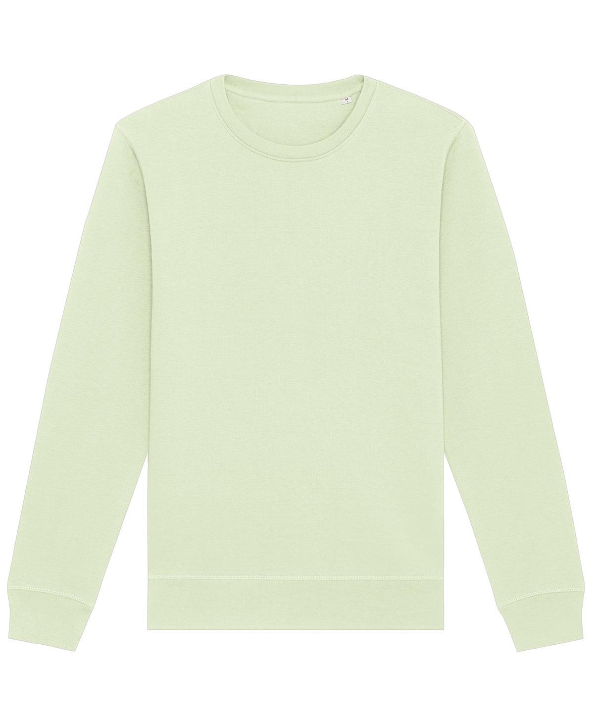 Stem Green - Roller unisex crew neck sweatshirt (STSU868) Sweatshirts Stanley/Stella Exclusives, New Colours For 2022, New For 2021, New In Autumn Winter, New In Mid Year, Organic & Conscious, Stanley/ Stella, Sweatshirts Schoolwear Centres