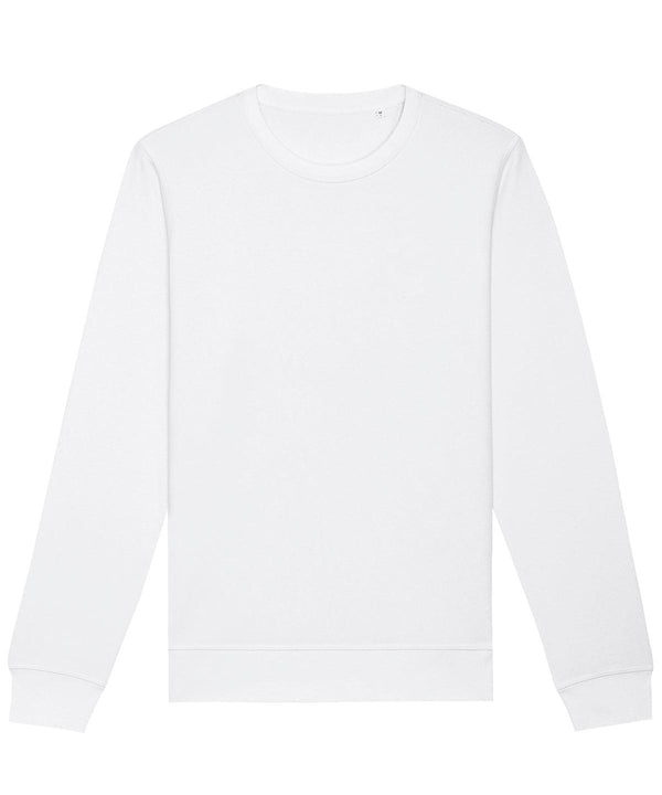 White* - Roller unisex crew neck sweatshirt (STSU868) Sweatshirts Stanley/Stella Exclusives, New Colours For 2022, New For 2021, New In Autumn Winter, New In Mid Year, Organic & Conscious, Stanley/ Stella, Sweatshirts Schoolwear Centres