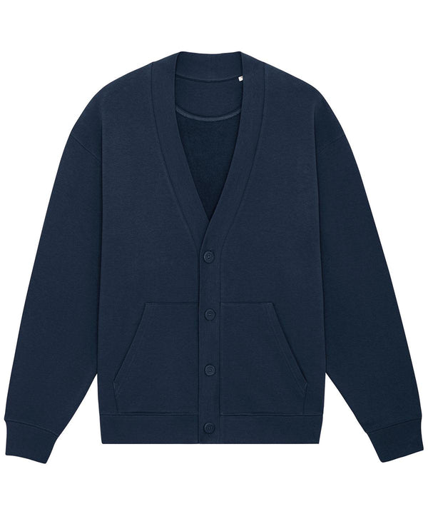 Navy best sale sweatshirt cardigan