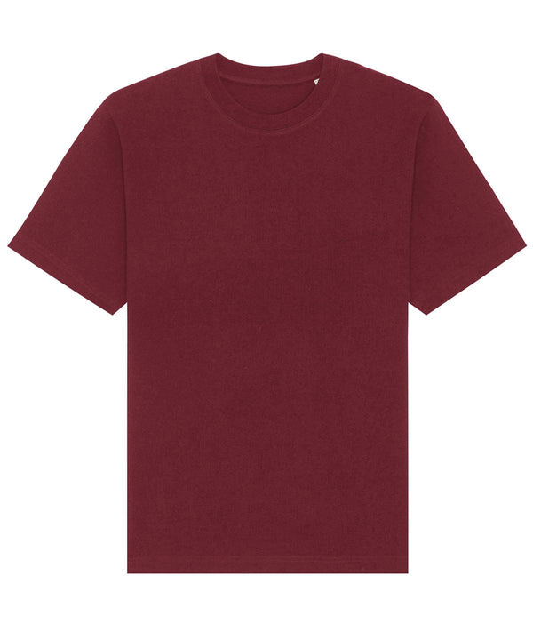 Burgundy - Freestyler relaxed heavy t-shirt (STTU788) T-Shirts Stanley/Stella Exclusives, New Colours For 2022, New For 2021, New In Autumn Winter, New In Mid Year, Organic & Conscious, Stanley/ Stella, T-Shirts & Vests Schoolwear Centres
