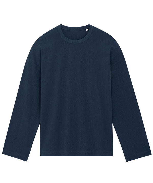 French Navy - Triber oversized long sleeve t-shirt (STTU790) T-Shirts Stanley/Stella Exclusives, Home Comforts, New Colours For 2022, New For 2021, New In Autumn Winter, New In Mid Year, Organic & Conscious, Oversized, Stanley/ Stella, T-Shirts & Vests Schoolwear Centres