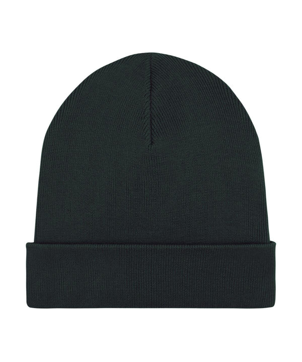 Black - Rib beanie in unisex fit (STAU772) Hats Stanley/Stella Exclusives, Headwear, New In Autumn Winter, New In Mid Year, Organic & Conscious, Raladeal - Recently Added, Stanley/ Stella, Winter Essentials Schoolwear Centres